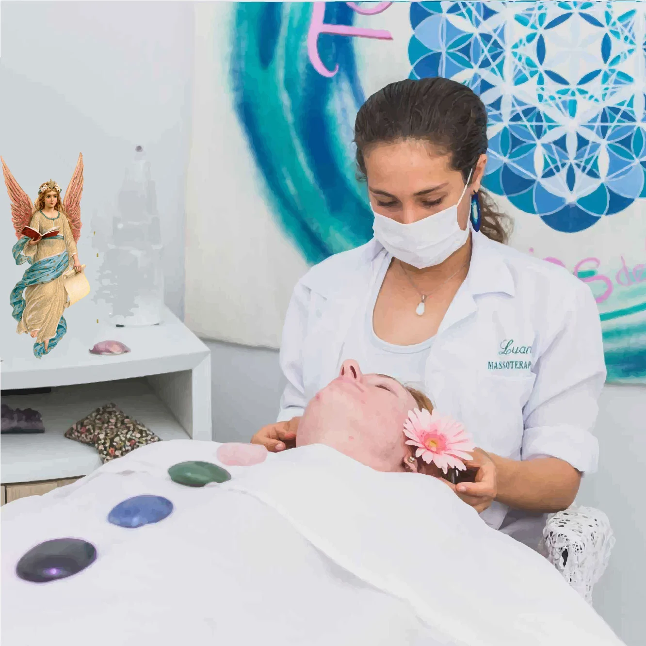 Sessão de Massagem com Pedras Quentes nos Ingleses do Rio Vermelho