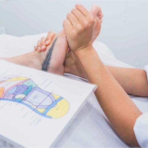 Sessão de Reflexologia Podal Clínica