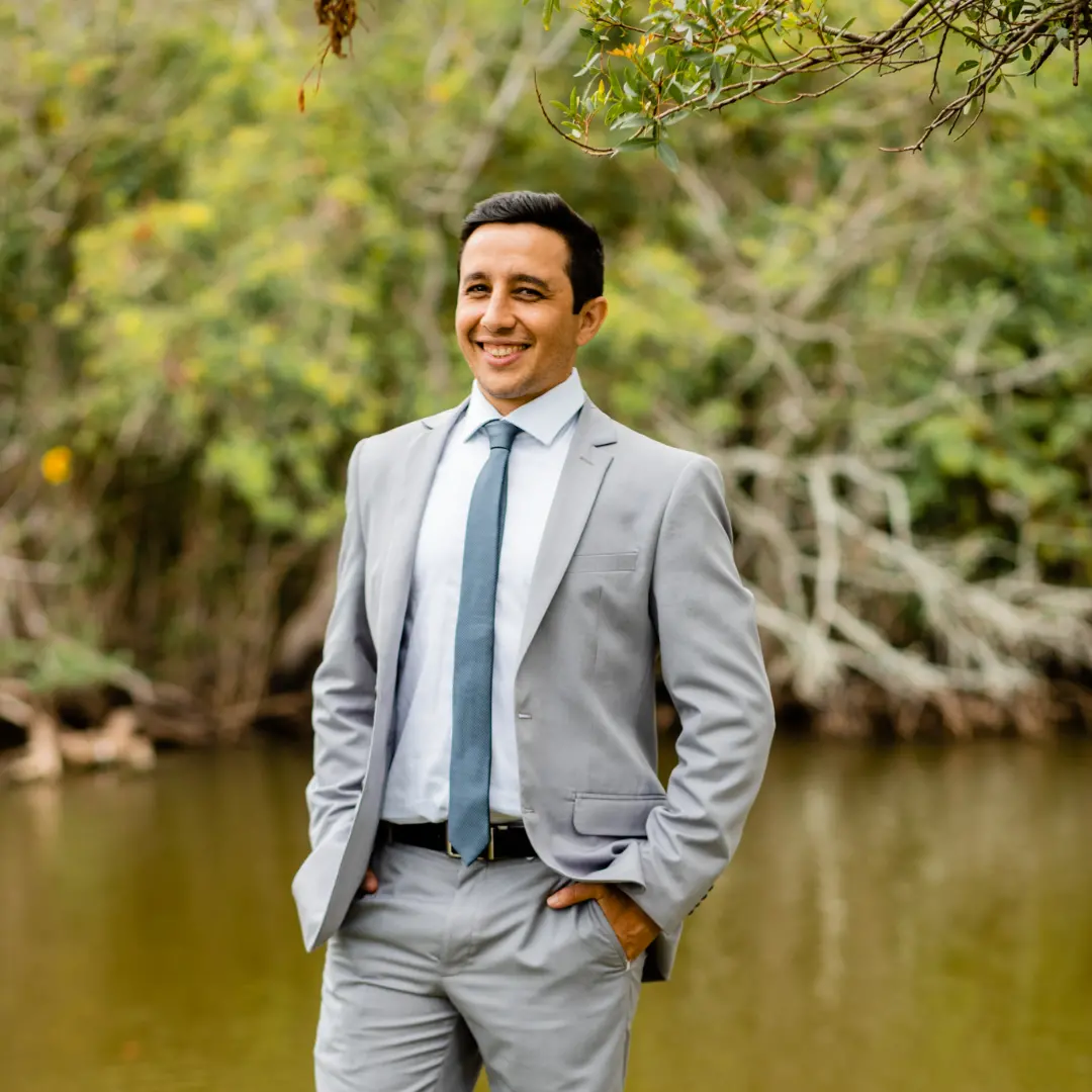 Fernando Liell praticando exercícios